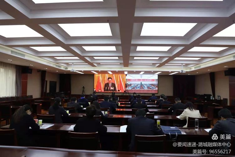 市十四届人大六次会议举行第二次全体会议我区代表团在分会场出席