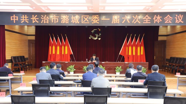 区委一届六次全体会议召开