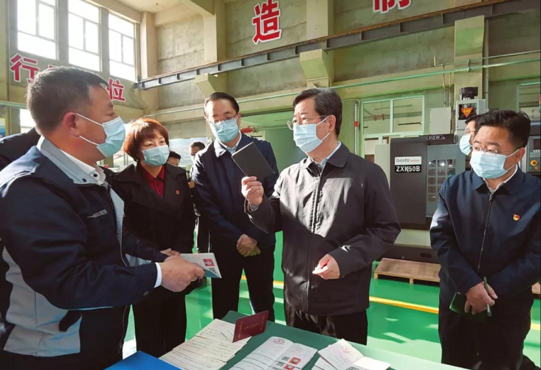 楼阳生在临汾市调研