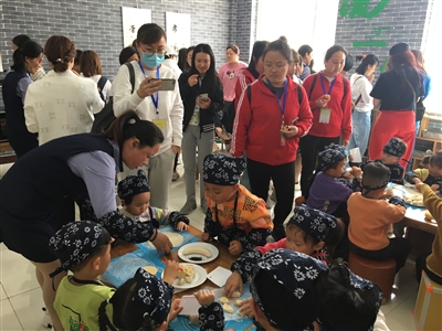 榆次区幼儿园“做客”我区婴城幼儿园