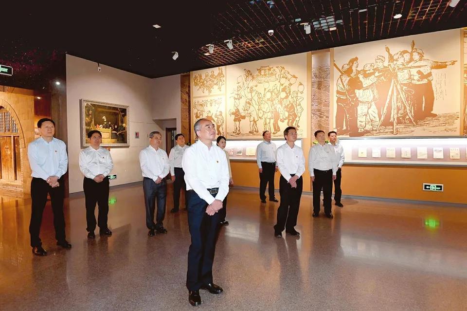 省委常委会在武乡举行党史学习教育第四次专题学习会 林武主持并讲话