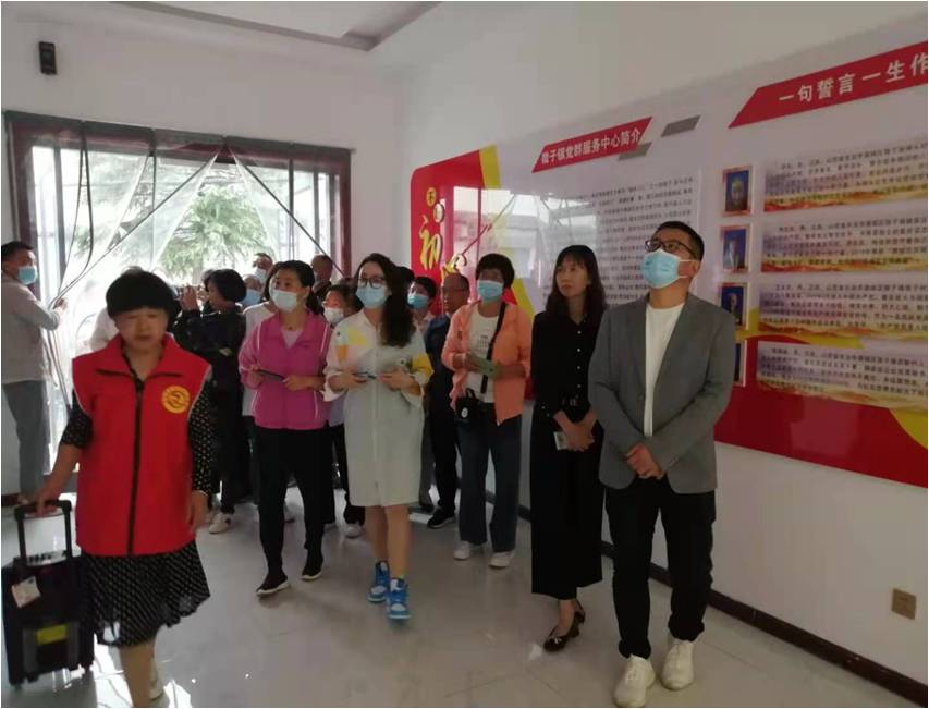 上党区、沁县、潞州区五马街道等县区、街道来我区观摩新时代文明实践所（站）星级评定工作