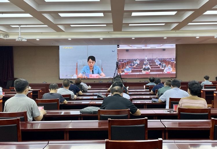 我区收听收看全省村（社区）“两委”换届工作推进电视电话会议