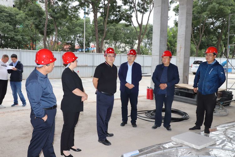 秦苏良调研新建养老机构项目进展工作