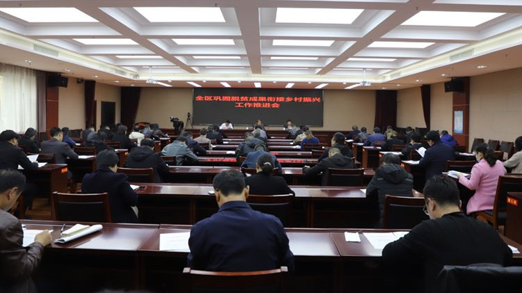 全区巩固脱贫成果衔接乡村振兴工作推进会召开