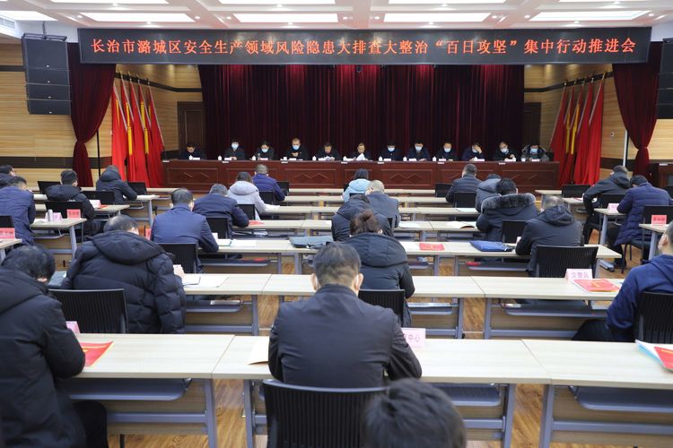 我区召开安全生产领域风险隐患大排查大整治“百日攻坚”集中行动推进会