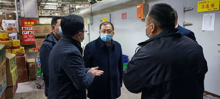 柴哲带队开展春节前市场检查