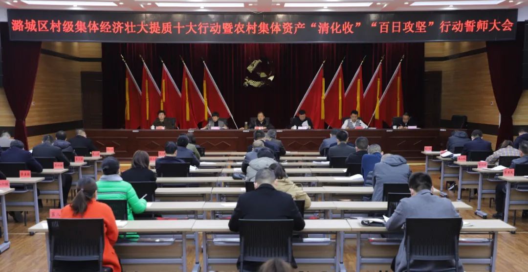 我区召开村级集体经济壮大提质十大行动暨农村集体资产“清化收”“百日攻坚”行动誓师大会