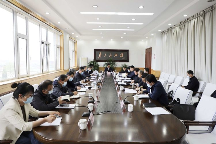 全区重点项目推进会召开