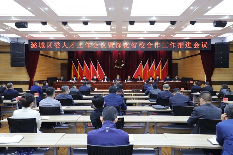 区委人才工作会议暨深化省校合作工作推进会议召开