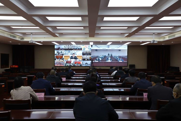 我区组织收听收看全市自建房安全隐患专项排查整治动员部署电视电话会议