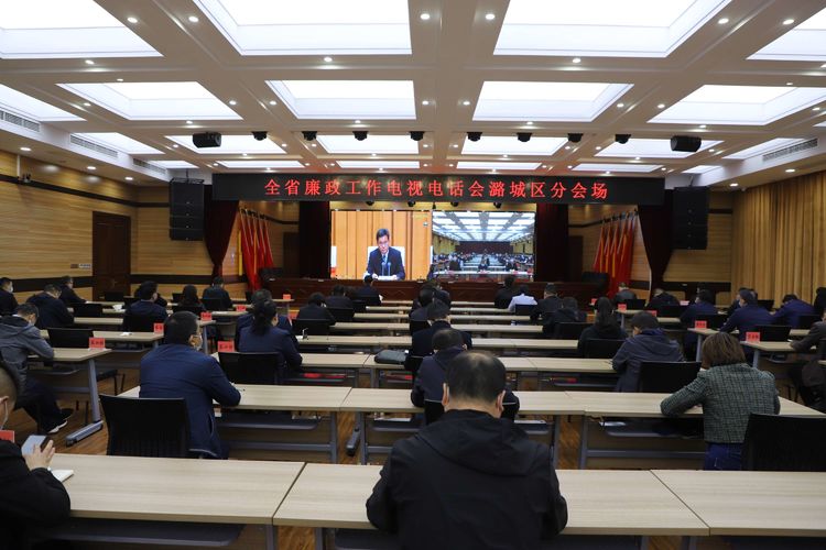 我区收听收看省政府廉政工作视频会议