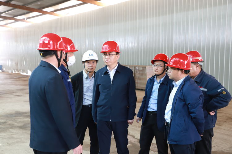 段尧刚调研重点企业发展和项目建设