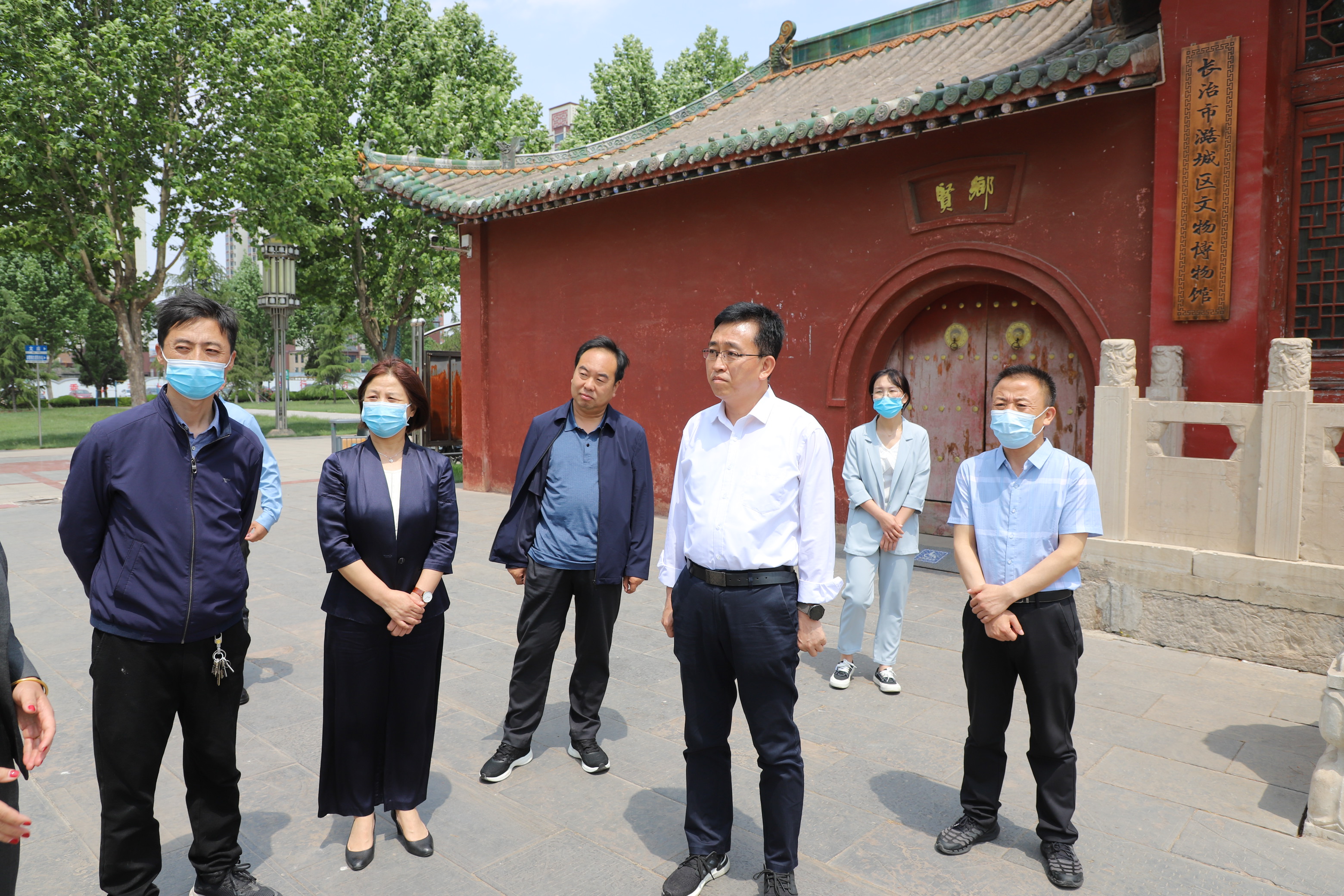 段尧刚就文物保护工作进行调研