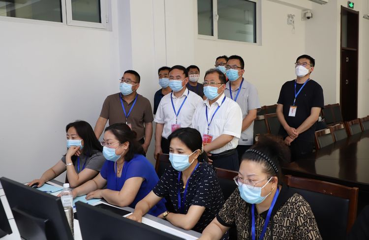 柴哲检查指导2022年高考考务工作