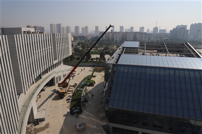 “两馆一中心”项目建设进入冲刺阶段