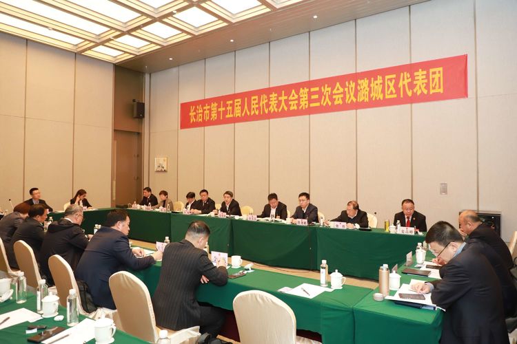 潞城区代表团继续审议市政府工作报告