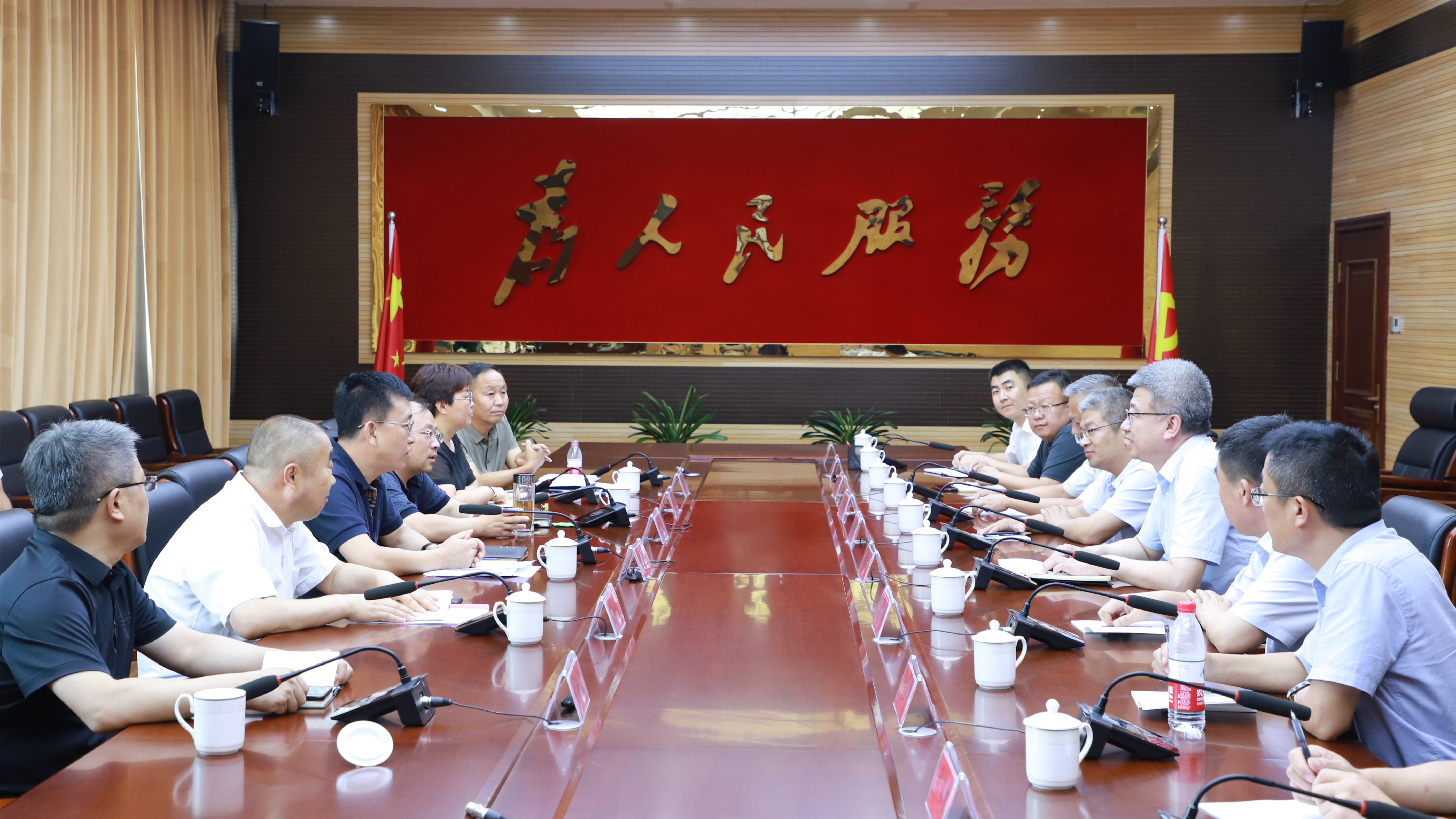 我区与山西漳河水务集团有限公司举行座谈交流会