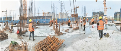 东改片区施工忙