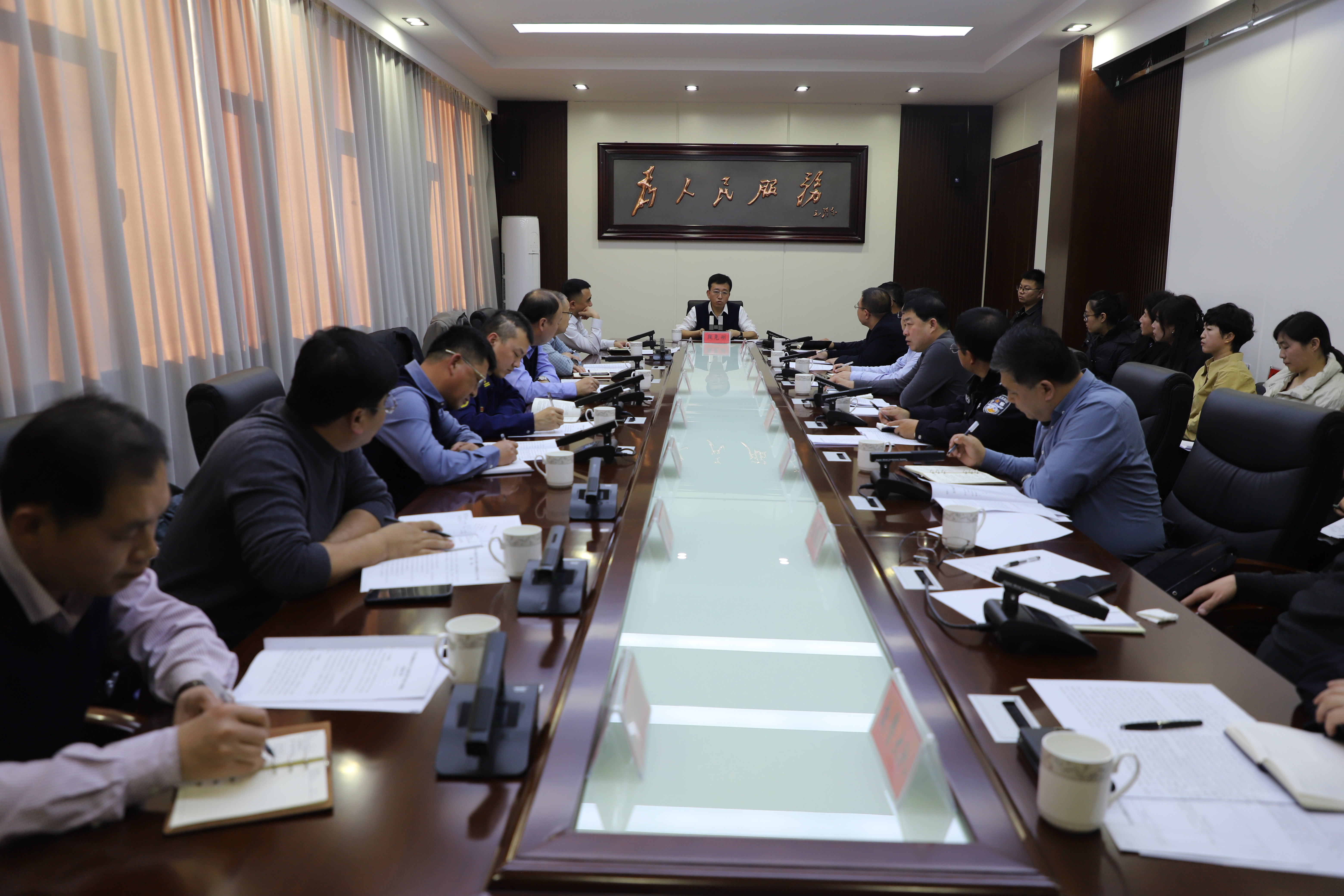 段尧刚主持召开专题工作会议