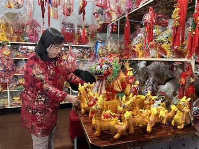 潞城布艺：绣祥龙 迎新年