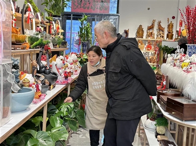 花卉市场：姹紫嫣红过新春