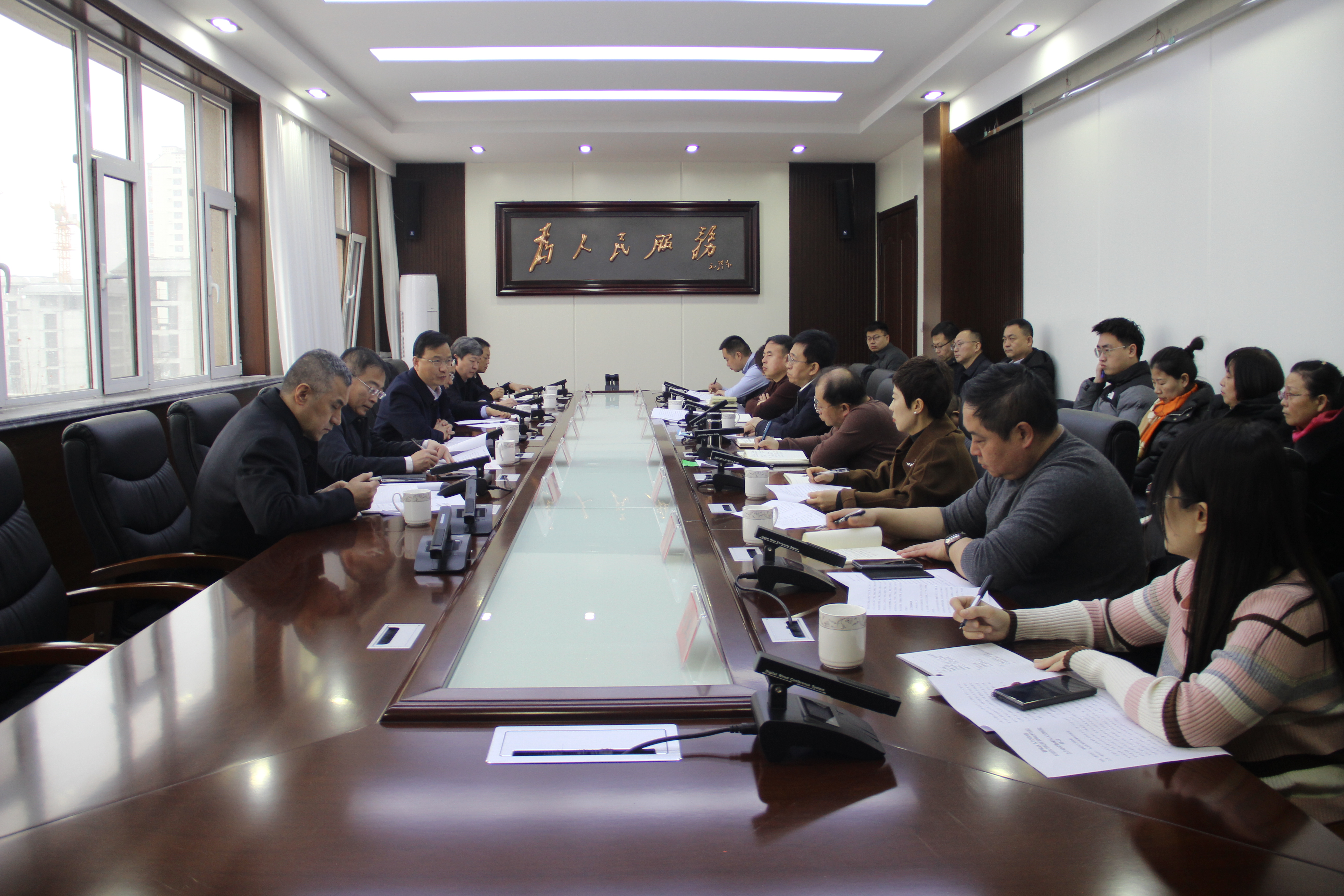 我区与长治医学院附属和济医院举行座谈会