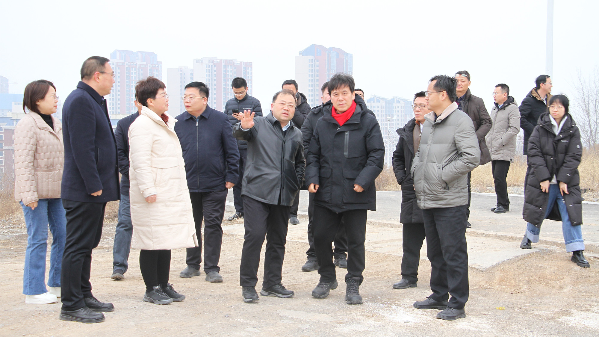 幸福农法项目考察团一行在我区考察