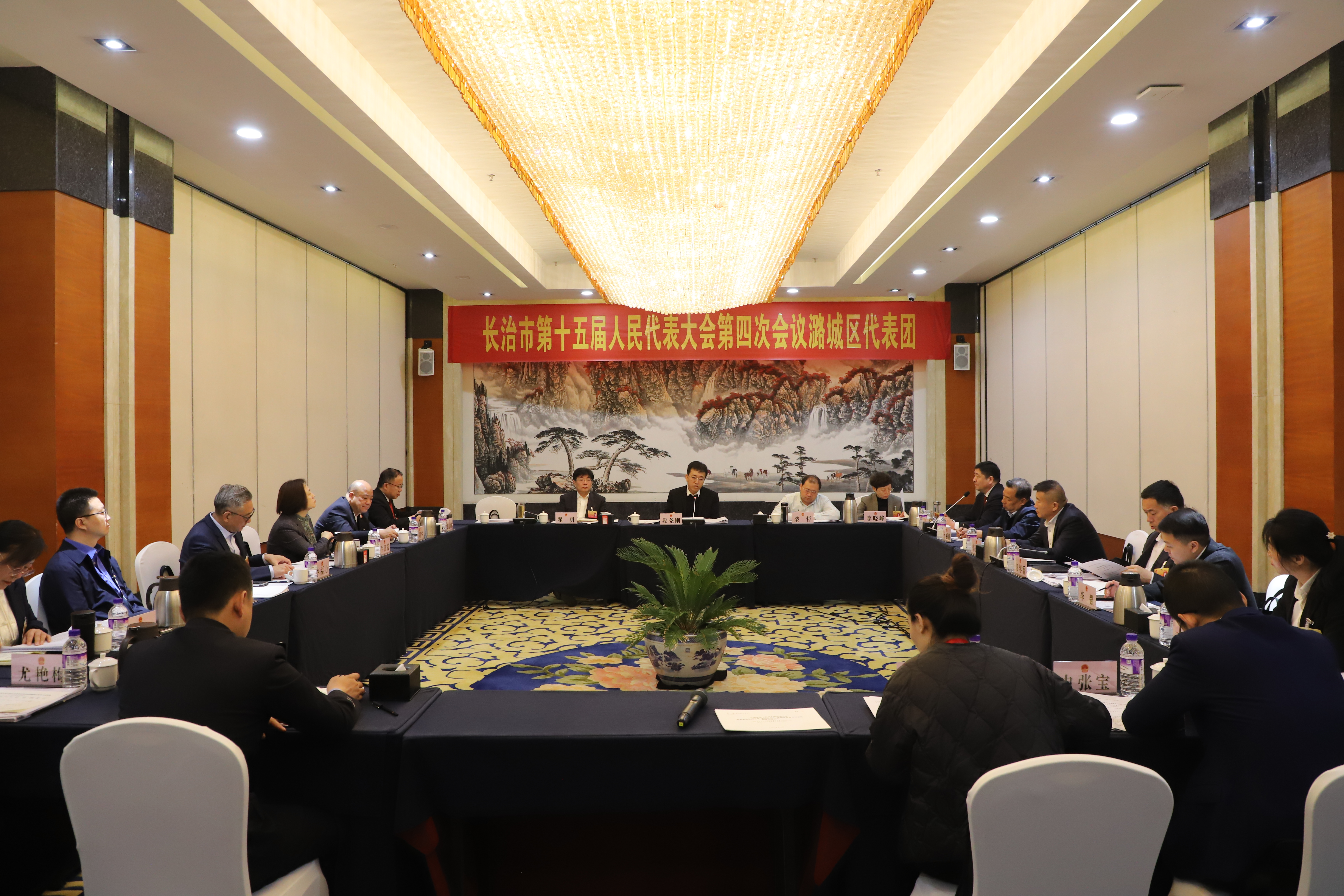 我区代表团审议市人大常委会和法、检“两院”工作报告