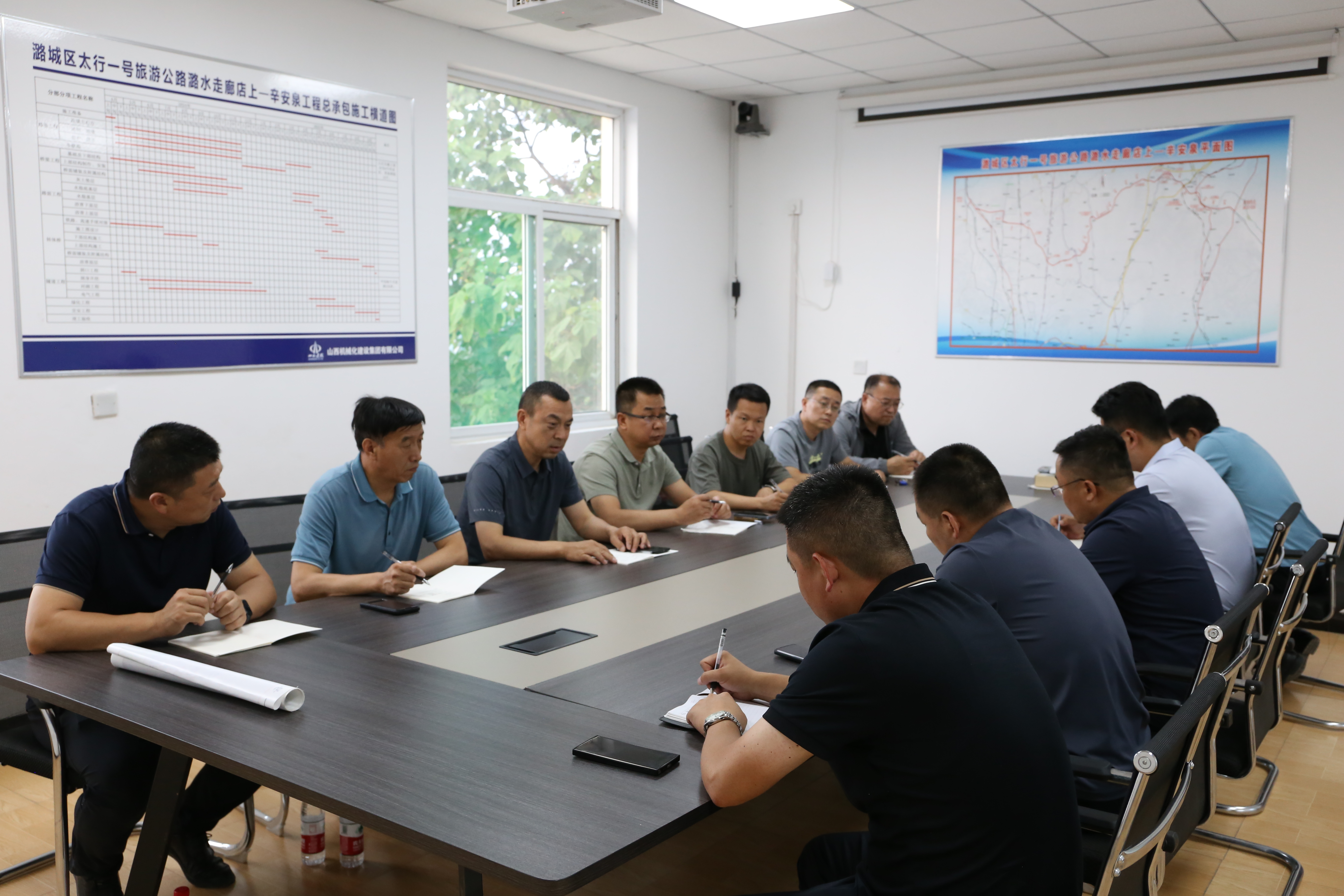 省督导组在我区调研“太行一号”旅游公路建设情况