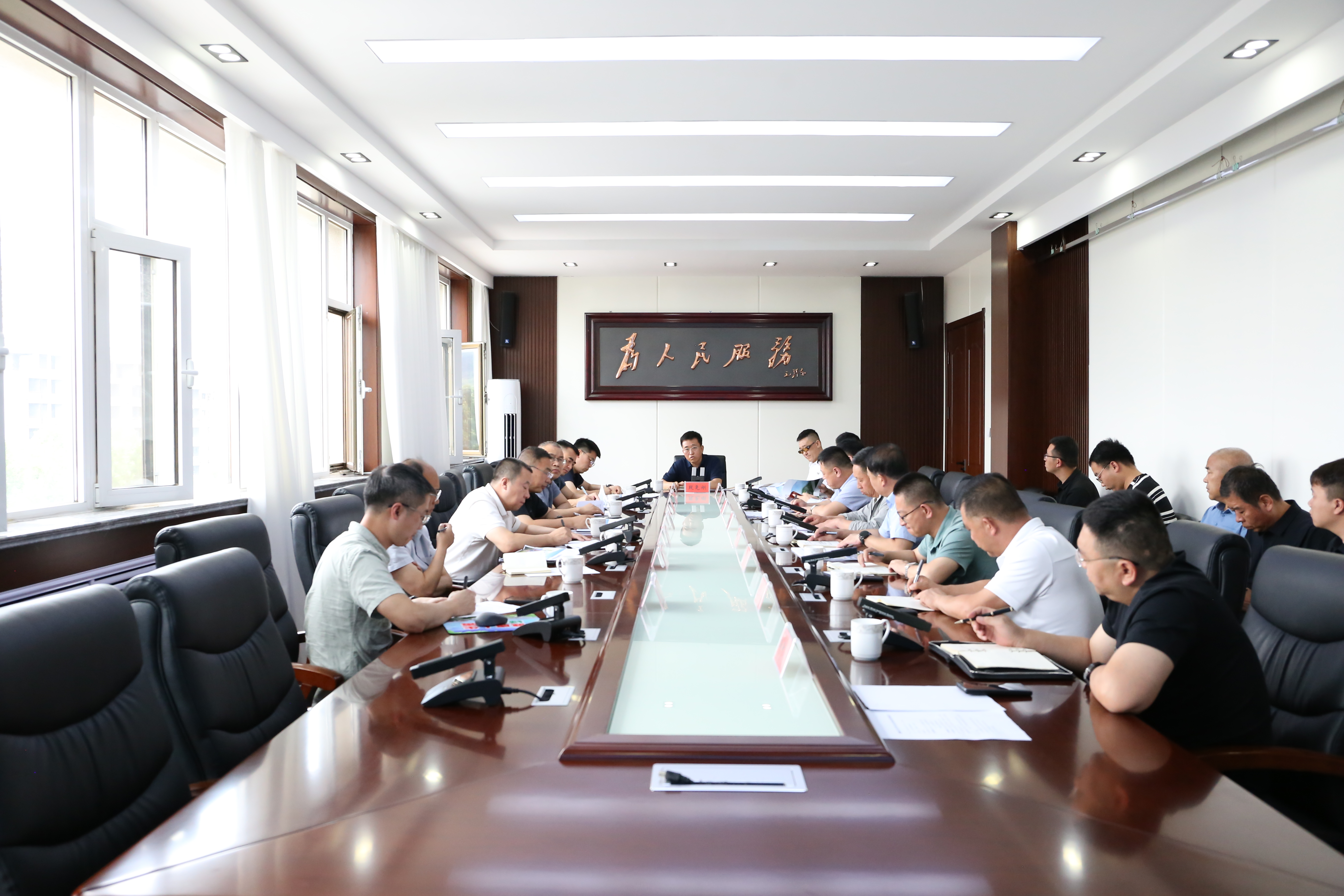 段尧刚主持召开潞城区长安军事文化公园项目建设推进会