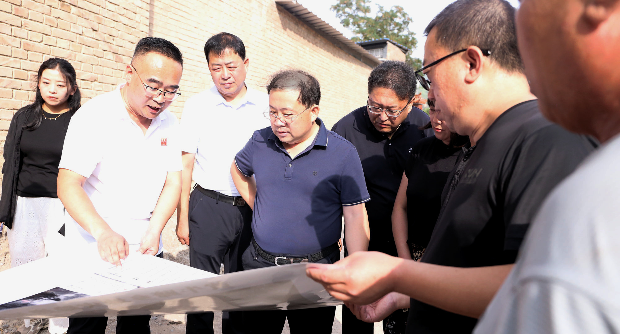 柴哲调研防汛和文物保护工作