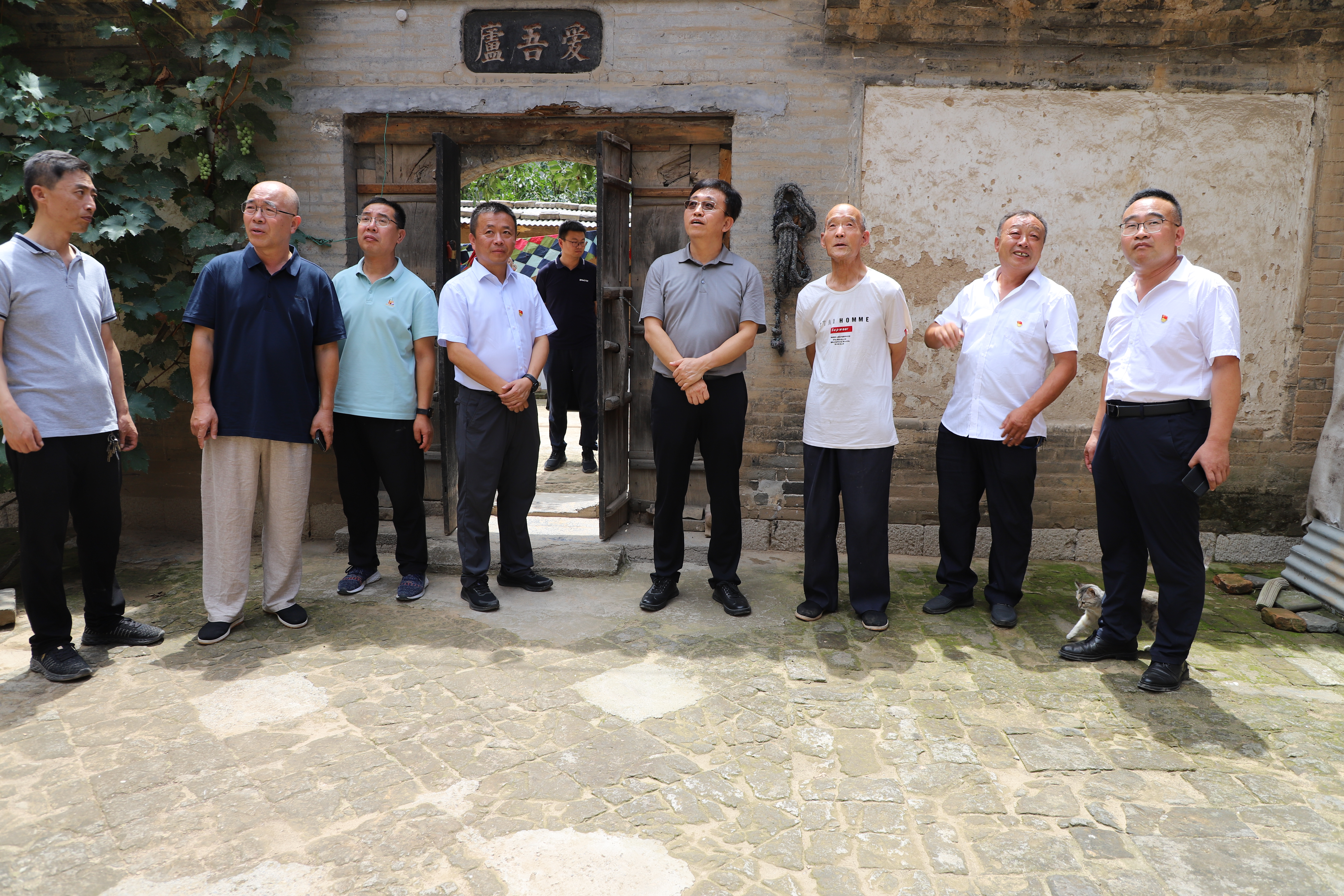 段尧刚在黄牛蹄乡调研文物保护利用工作