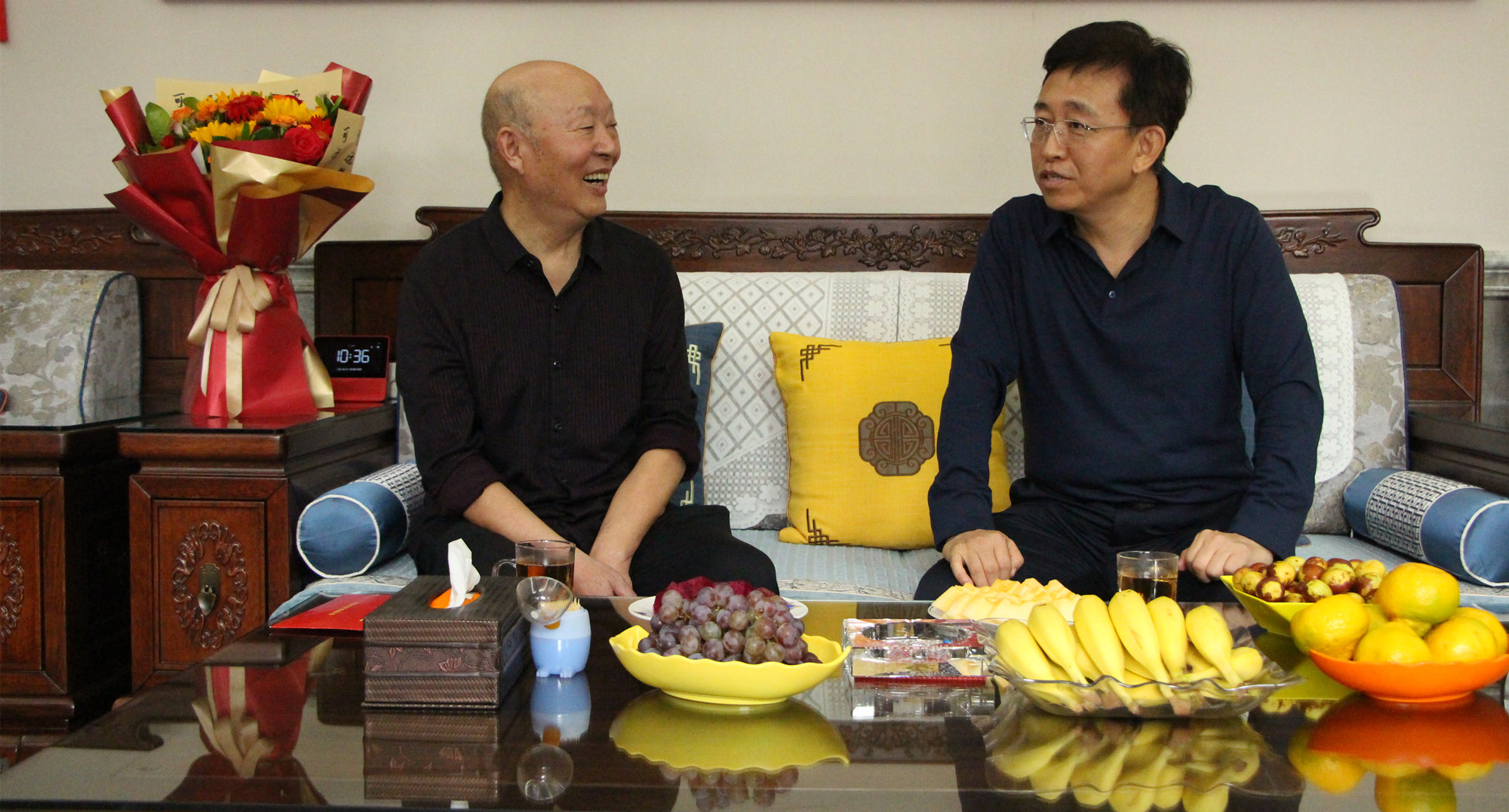 段尧刚“十一”前夕走访慰问全省优秀共产党员